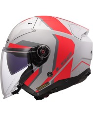 CASCO LS2 INFINITY II FOCUS MATT GREY/RED