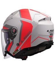 CASCO LS2 INFINITY II FOCUS MATT GREY/RED