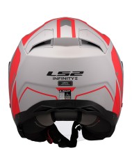 CASCO LS2 INFINITY II FOCUS MATT GREY/RED