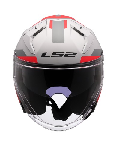 CASCO LS2 INFINITY II FOCUS MATT GREY/RED