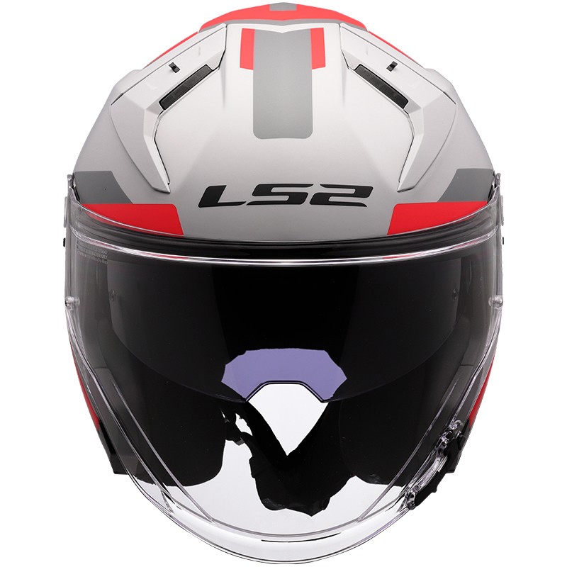 CASCO LS2 INFINITY II FOCUS MATT GREY/RED