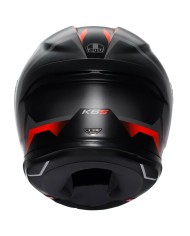 CASCO AGV K6 S KARVE MATT BLACK/GREY/RED