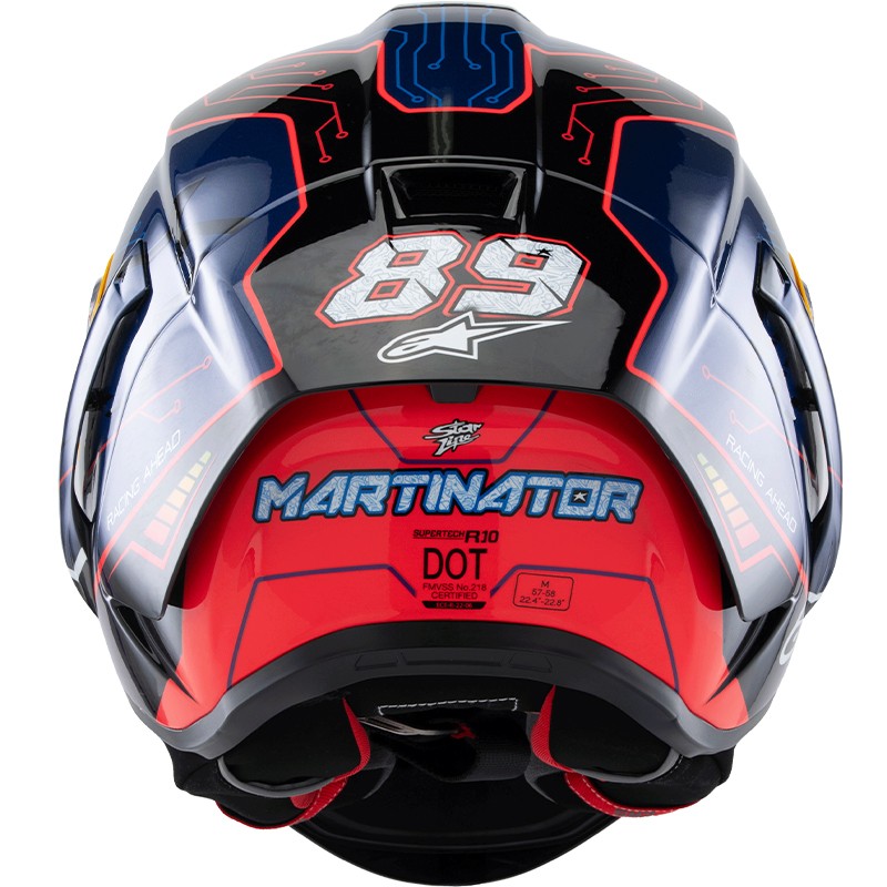 CASCO ALPINESTARS SUPERTECH R10 MARTINATOR R1 REPLICA