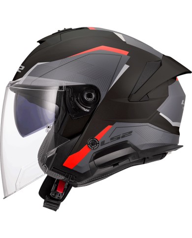 CASCO LS2 VERSO II AIR BLACK/RED