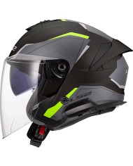 CASCO LS2 VERSO II AIR BLACK/H-V YELLOW