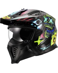 CASCO LS2 DRIFTER RAYZ BLACK/BLUE