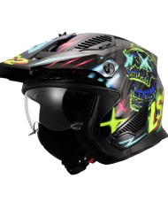 CASCO LS2 DRIFTER RAYZ BLACK/BLUE