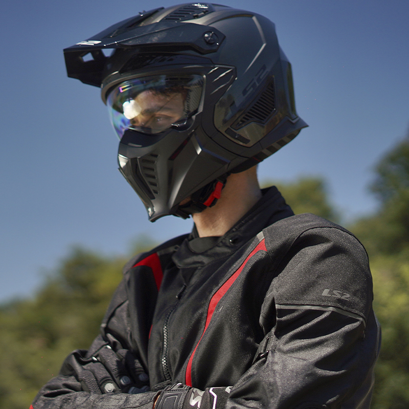 CASCO LS2 DRIFTER RAYZ BLACK/BLUE