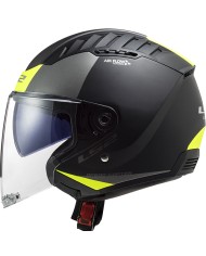 CASCO LS2 COPTER II URBANE MATT BLACK/H-V YELLOW