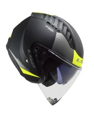 CASCO LS2 COPTER II URBANE MATT BLACK/H-V YELLOW