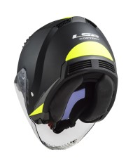 CASCO LS2 COPTER II URBANE MATT BLACK/H-V YELLOW