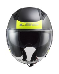 CASCO LS2 COPTER II URBANE MATT BLACK/H-V YELLOW