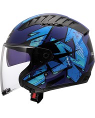 CASCO LS2 COPTER II KANJI BLUE