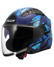 CASCO LS2 COPTER II KANJI BLUE