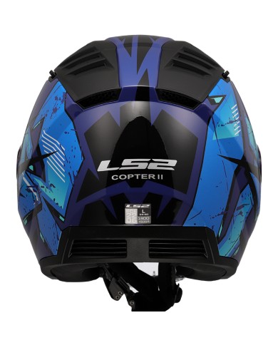 CASCO LS2 COPTER II KANJI BLUE
