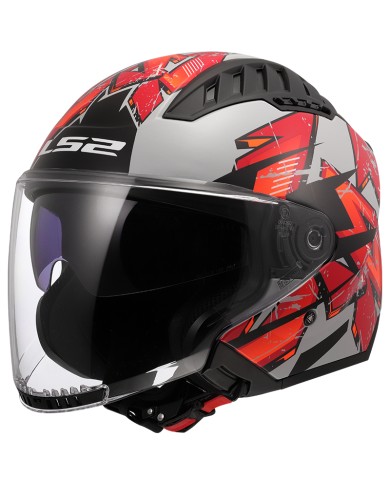 CASCO LS2 COPTER II KANJI LIGHT GREY