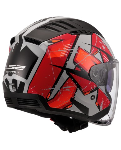 CASCO LS2 COPTER II KANJI LIGHT GREY