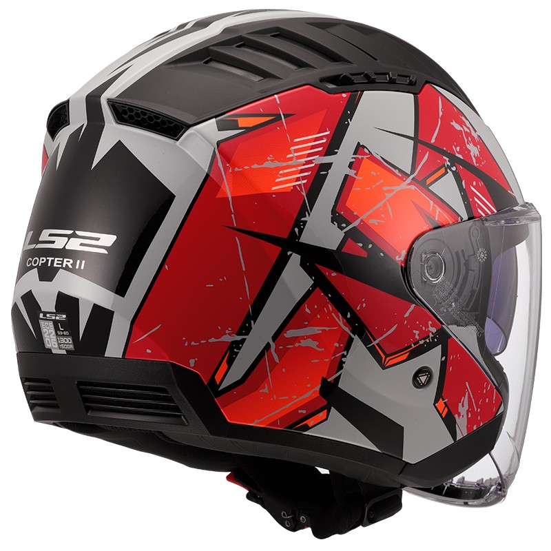 CASCO LS2 COPTER II KANJI LIGHT GREY