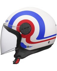 CASCO LS2 SPHERE LUX II URBY WHITE/BLUE/RED