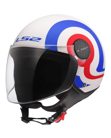 CASCO LS2 SPHERE LUX II URBY WHITE/BLUE/RED