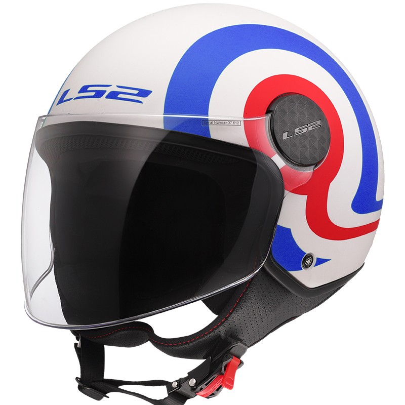 CASCO LS2 SPHERE LUX II URBY WHITE/BLUE/RED