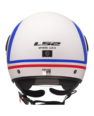 CASCO LS2 SPHERE LUX II URBY WHITE/BLUE/RED
