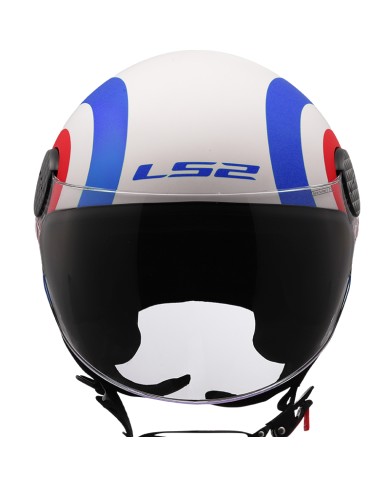 CASCO LS2 SPHERE LUX II URBY WHITE/BLUE/RED