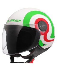 CASCO LS2 SPHERE LUX II URBY WHITE/GREEN/RED