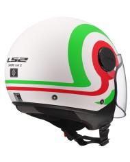 CASCO LS2 SPHERE LUX II URBY WHITE/GREEN/RED