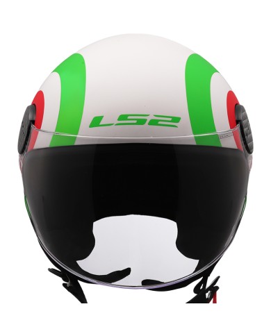 CASCO LS2 SPHERE LUX II URBY WHITE/GREEN/RED