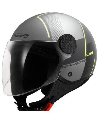CASCO LS2 SPHERE LUX II FIRM MATT BLACK/TITANIUM