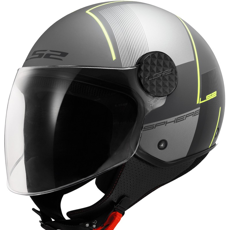 CASCO LS2 SPHERE LUX II FIRM MATT BLACK/TITANIUM
