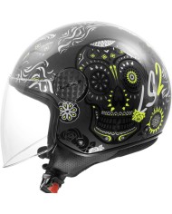 CASCO LS2 SPHERE LUX II MAXCA BLACK/H-V YELLOW