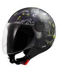 CASCO LS2 SPHERE LUX II MAXCA BLACK/H-V YELLOW