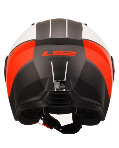 CASCO LS2 AIRFLOW II COVER MATT/WHITE/RED