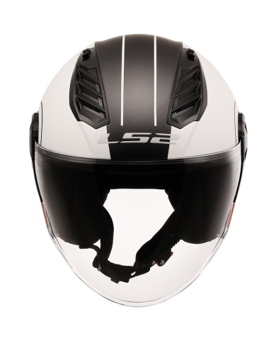 CASCO LS2 AIRFLOW II COVER MATT/WHITE/RED