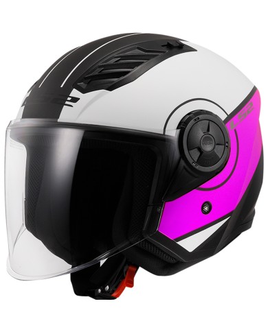 CASCO LS2 AIRFLOW II COVER WHITE/PINK