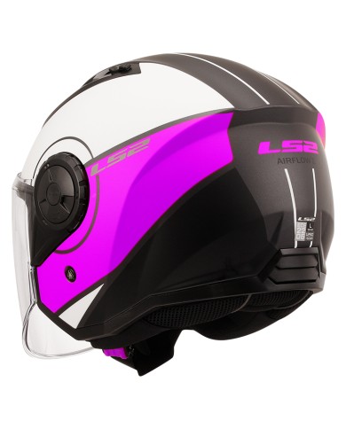 CASCO LS2 AIRFLOW II COVER WHITE/PINK