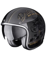 CASCO SCORPION BELFAST EVO CARBONO ZIPPY BLACK/GOLD