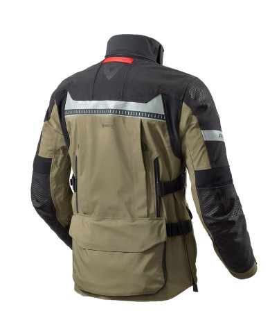 CHAQUETA REVIT DOMINATOR 3 GTX NEGRO/VERDE OSCURO