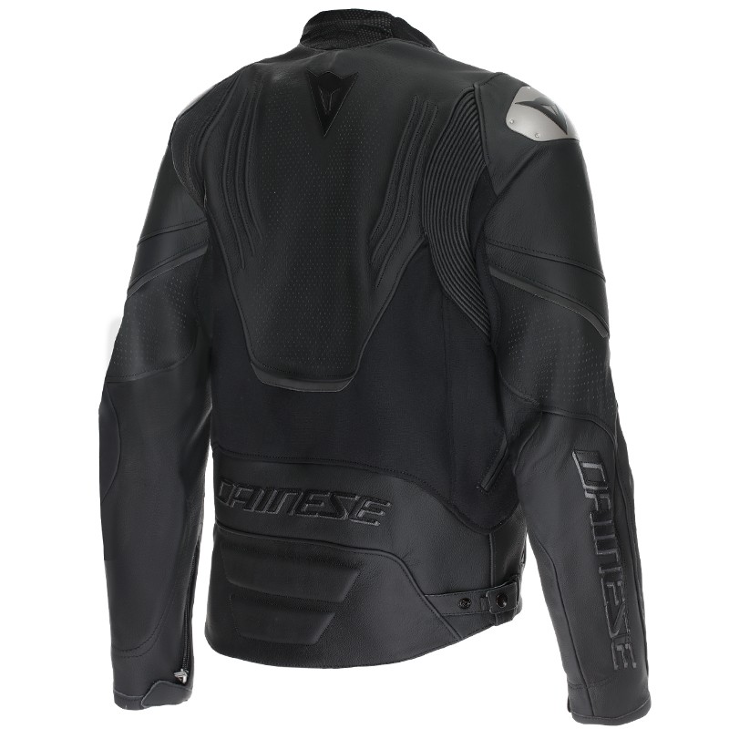 CHAQUETA DAINESE RACING 5 PERFORADA BLACK/BLACK