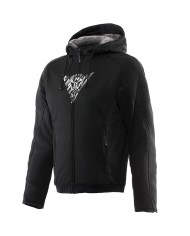 CHAQUETA DAINESE BOVISA SAFETY HOODIE FULL ZIP BLACK/WHITE