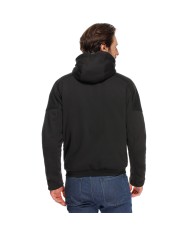 CHAQUETA DAINESE BOVISA SAFETY HOODIE FULL ZIP BLACK/WHITE