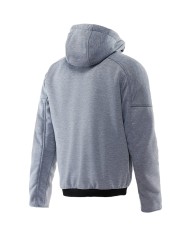 CHAQUETA DAINESE BOVISA SAFETY HOODIE FULL ZIP GREY MELANGE/BLACK