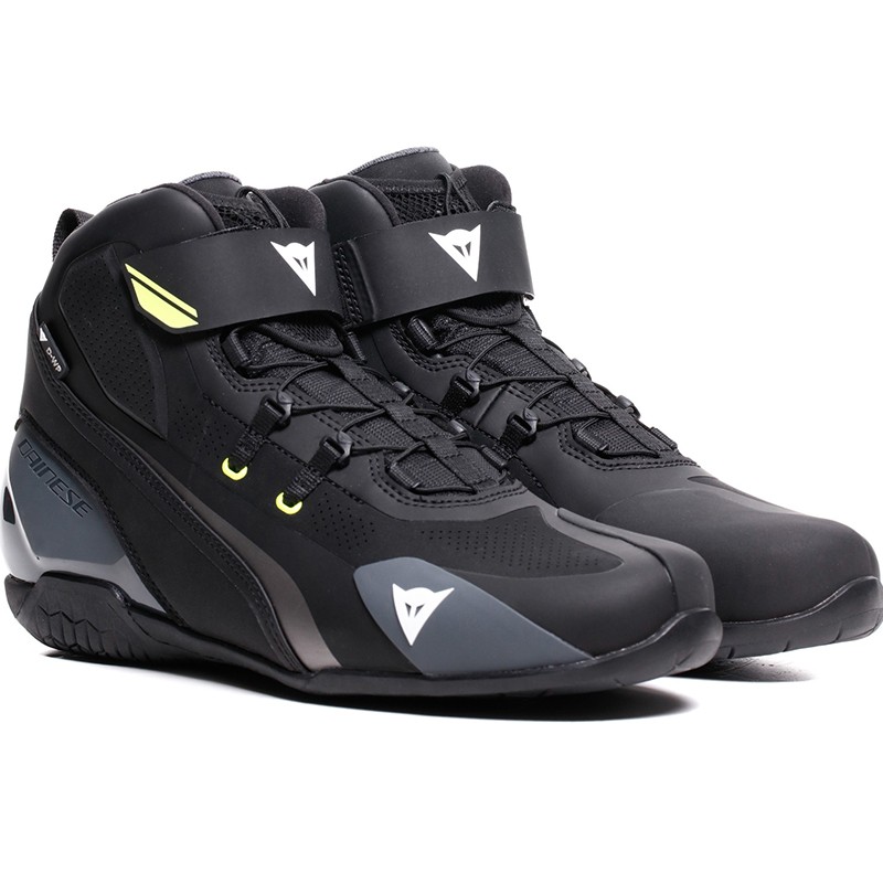 ZAPATILLAS DAINESE HERIAN WP BLACK/WHITE/YELLOW-FLUO