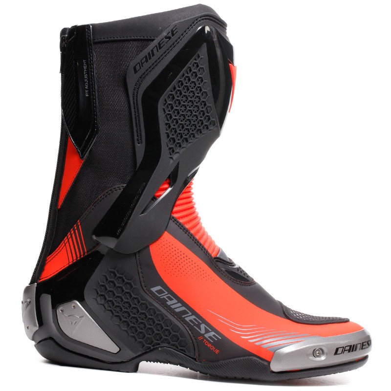BOTAS DAINESE TORQUE 4 BLACK/RED-FLUO