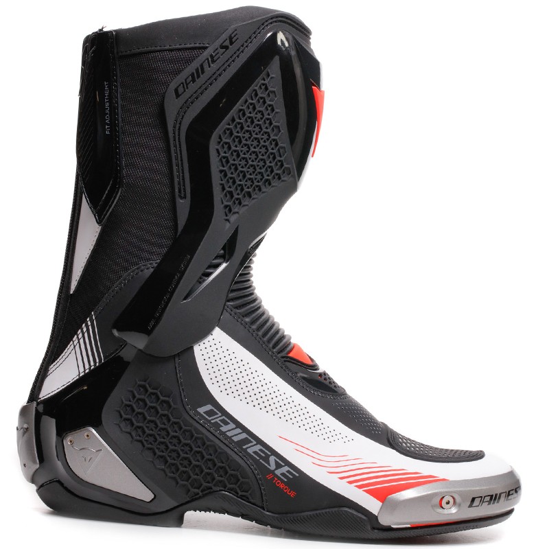 BOTAS DAINESE TORQUE 4 AIR BLACK/WHITE/RED-FLUO