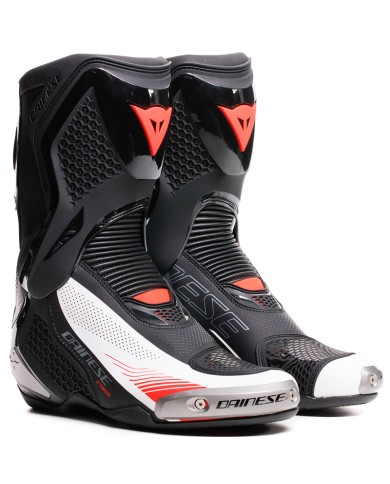 BOTAS DAINESE TORQUE 4 AIR BLACK/WHITE/RED-FLUO