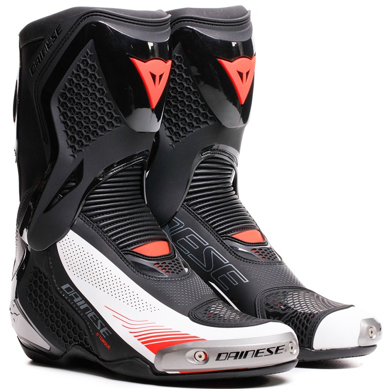 BOTAS DAINESE TORQUE 4 AIR BLACK/WHITE/RED-FLUO