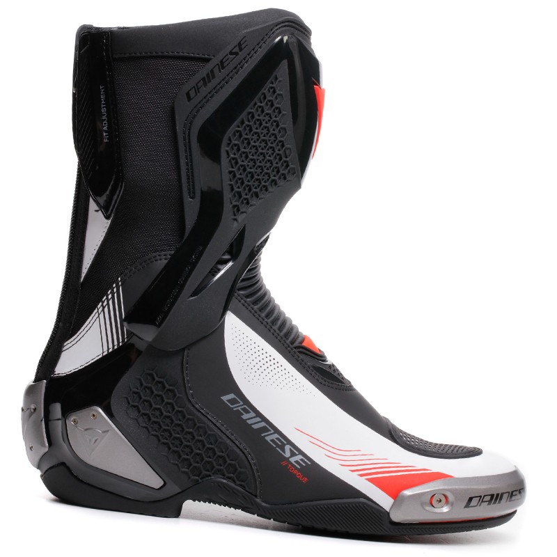 BOTAS DAINESE TORQUE 4 LADY BLACK/WHITE/RED-FLUO